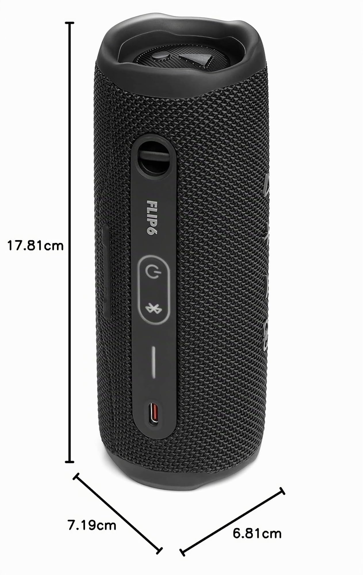 JBL Flip6, Bluetooth Lautsprecher, IPX7, Schwarz