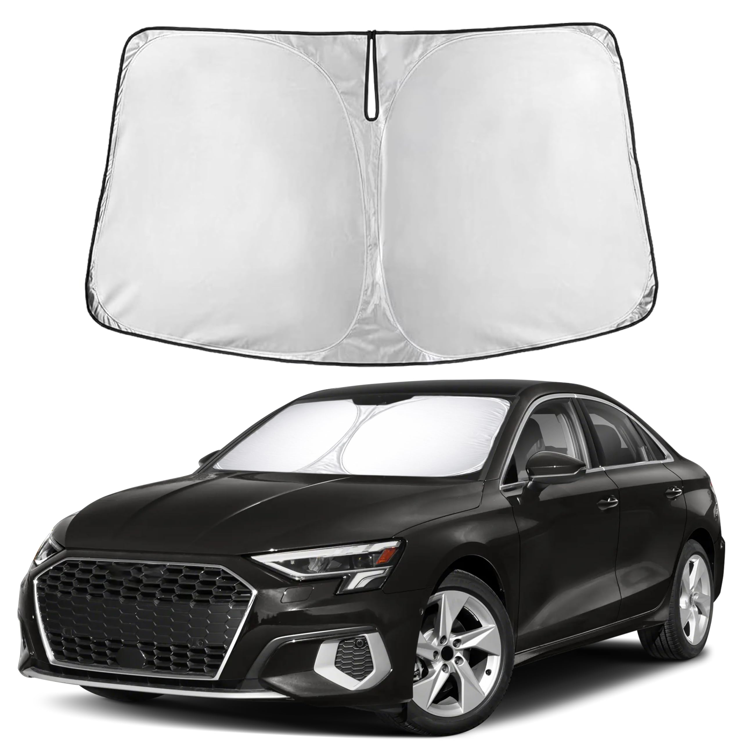 EcoNour Windshield Sunshade Compatible for Audi A3 2022 2023 2024 2025
