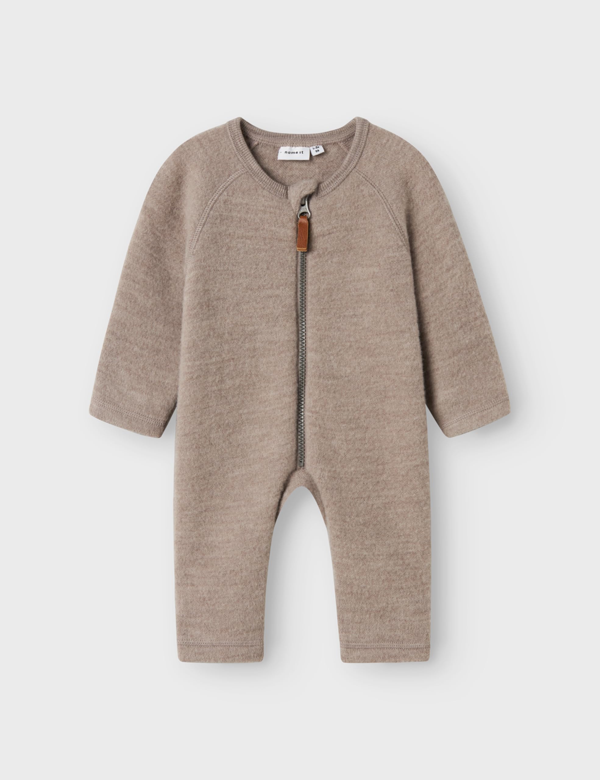 Nbfwmino Wool Bru Ls Suit Noos, Satellite, 62