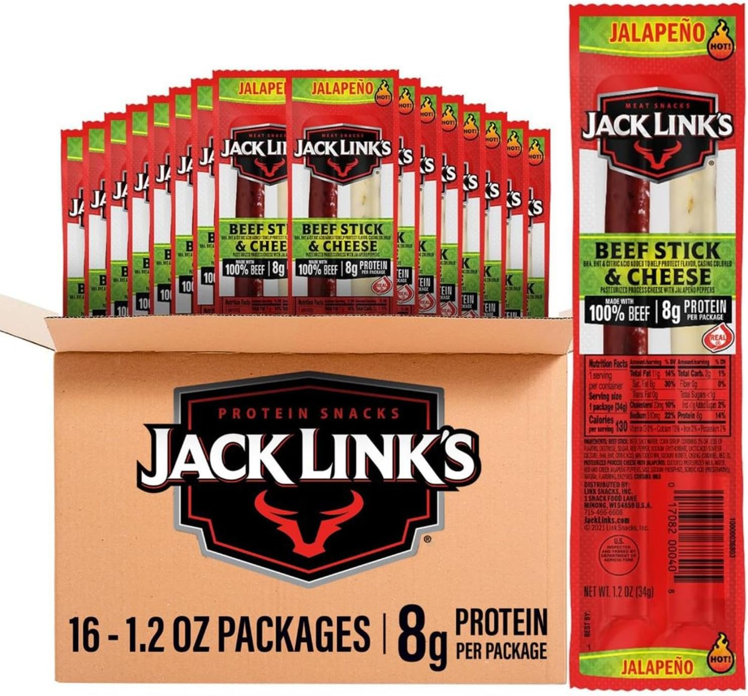 Jalapeno Jerky & Cheese Combo