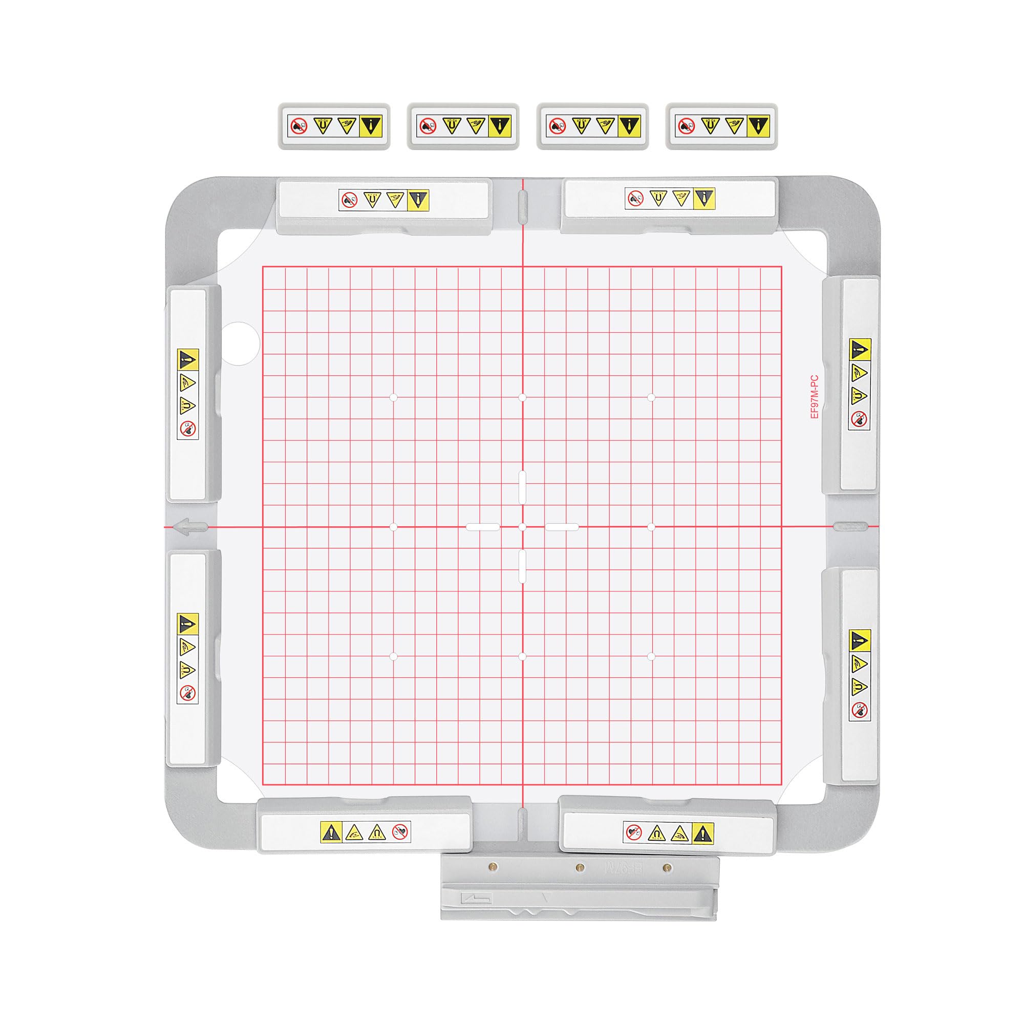 Magnahoop 240X240mm (9.5X9.5inch) Magnetic Hoop For Brother Xv8500d/8550D,Xe1/Xe2/Xj1/Xj2,Xp1/Xp2/Xp3,Babylock Destiny (Bldy), Metal Magnet Embroidery Machine Sash Frame (9.5X9.5 Ef97mk)