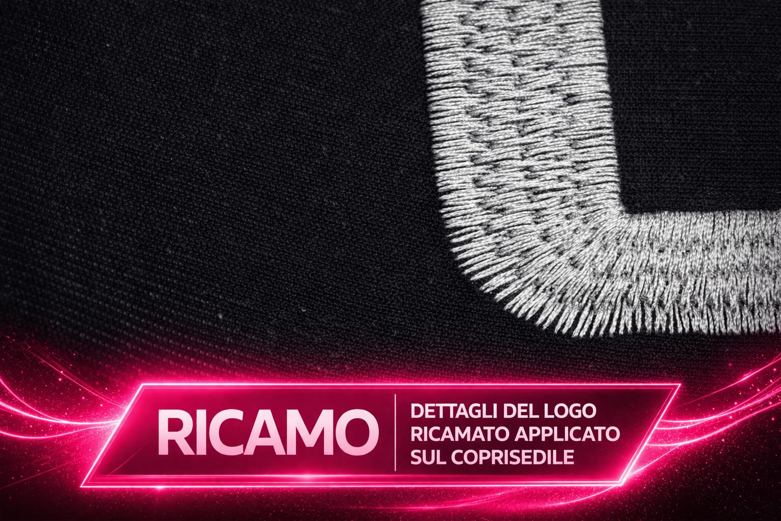 Rebeca Shop Coprisedili Anteriori Compatibili Con Ypsilon, Policotone, con Airbag Laterale, Kit 6 Pezzi, Made in Italy (Nero/Grigio Scuro)