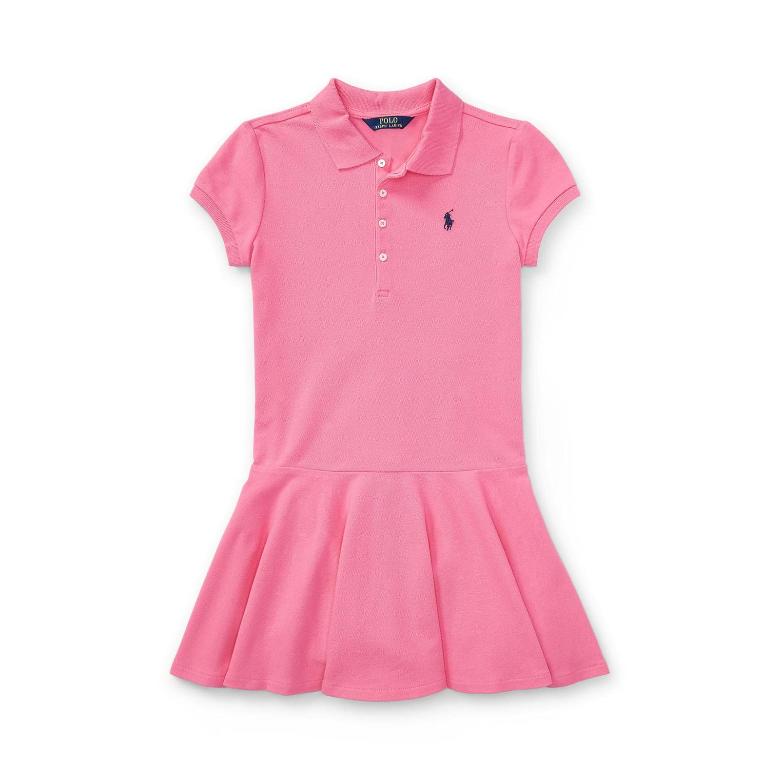 Girl's Dresses Polo Ralph Lauren Kids Short-Sleeve Polo Dress (Big Kids) - Picture 2 of 6