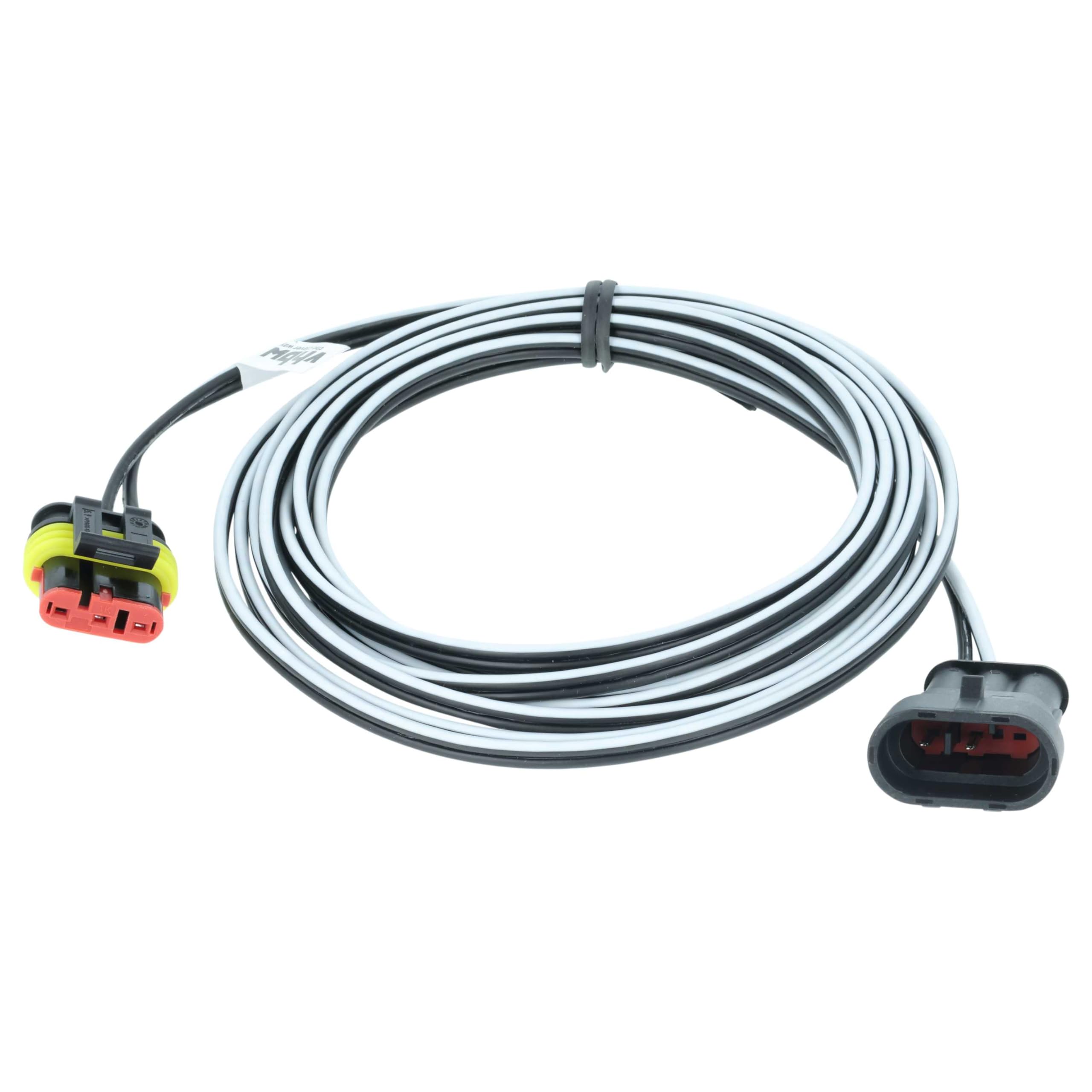 vhbw 1x alimentatore, 1x cavo a bassa tensione 3 m compatibile con McCulloch ROB S800 (2020), S600 (2016) tosaerba
