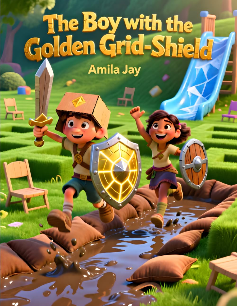 The Boy with the Golden Grid-Shield - Kids' Story about Eating Corn(Perfect for Picky Eaters): Children’s Story about Eating Corn