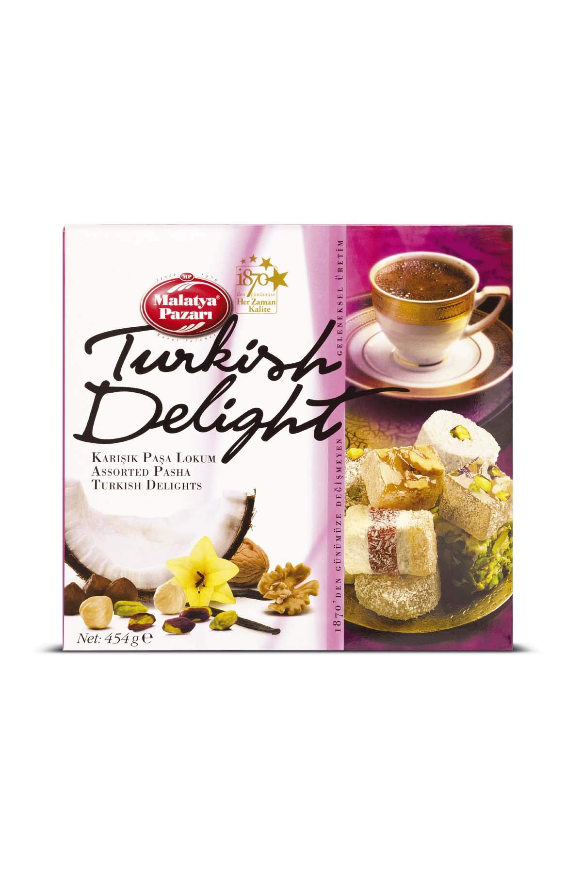 Malatya Pazarı Murat Palancı Karışık Paşa Lokum 454 Gr