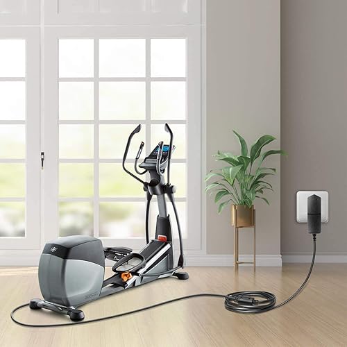 Miniatura 3 de PLUSPOE Cable de alimentación de 6 V para ProForm Elíptico 6.6 pies de largo, adaptador de corriente alterna cargador Smart Strider 480 490 500 600