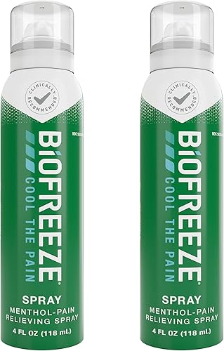 Biofreeze espray para aliviar el dolor paquete de de 2 Biofreeze espray para aliviar el dolor paquete de de 2