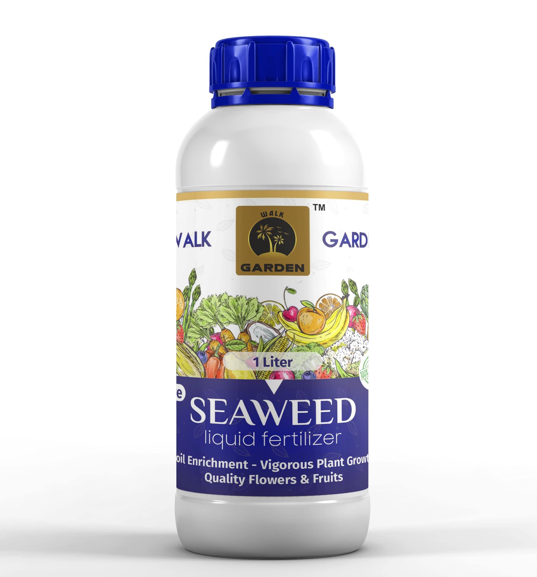 Pure Seaweed Professional Grade Organic Liquid Fertilizer for All Indoor and Outdoor Plants. (1 Liter)-image-29