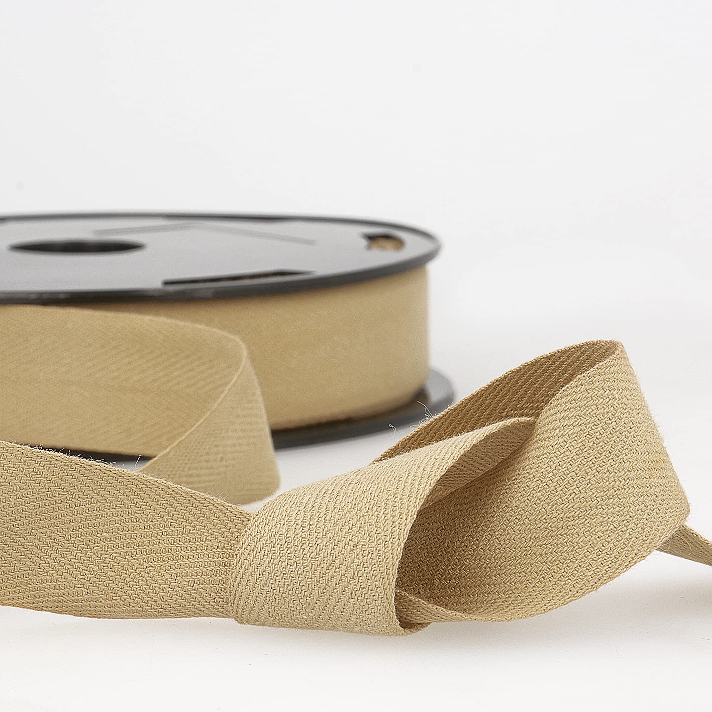 Golden Beige 14mm x 2m Cotton Twill Tape - Binding, Edging & Bunting โ image 1