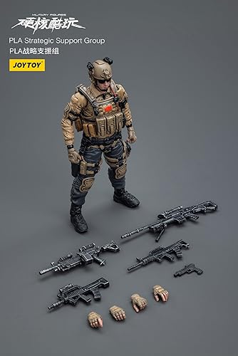 Miniatura 11 de JoyToy Figura militar PLA Grupo de apoyo estratégico 118 escala figura de acción