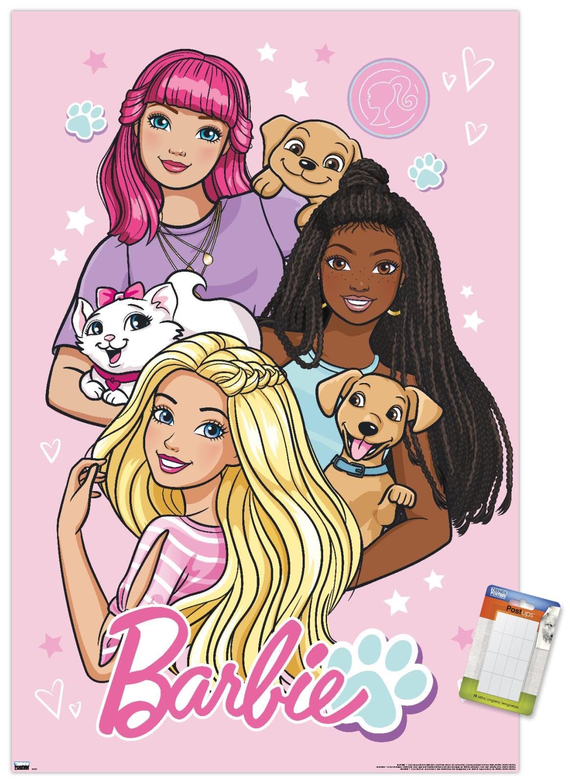 Barbie Poster Decor: Cute, Chic, & Damage-Free Walls!