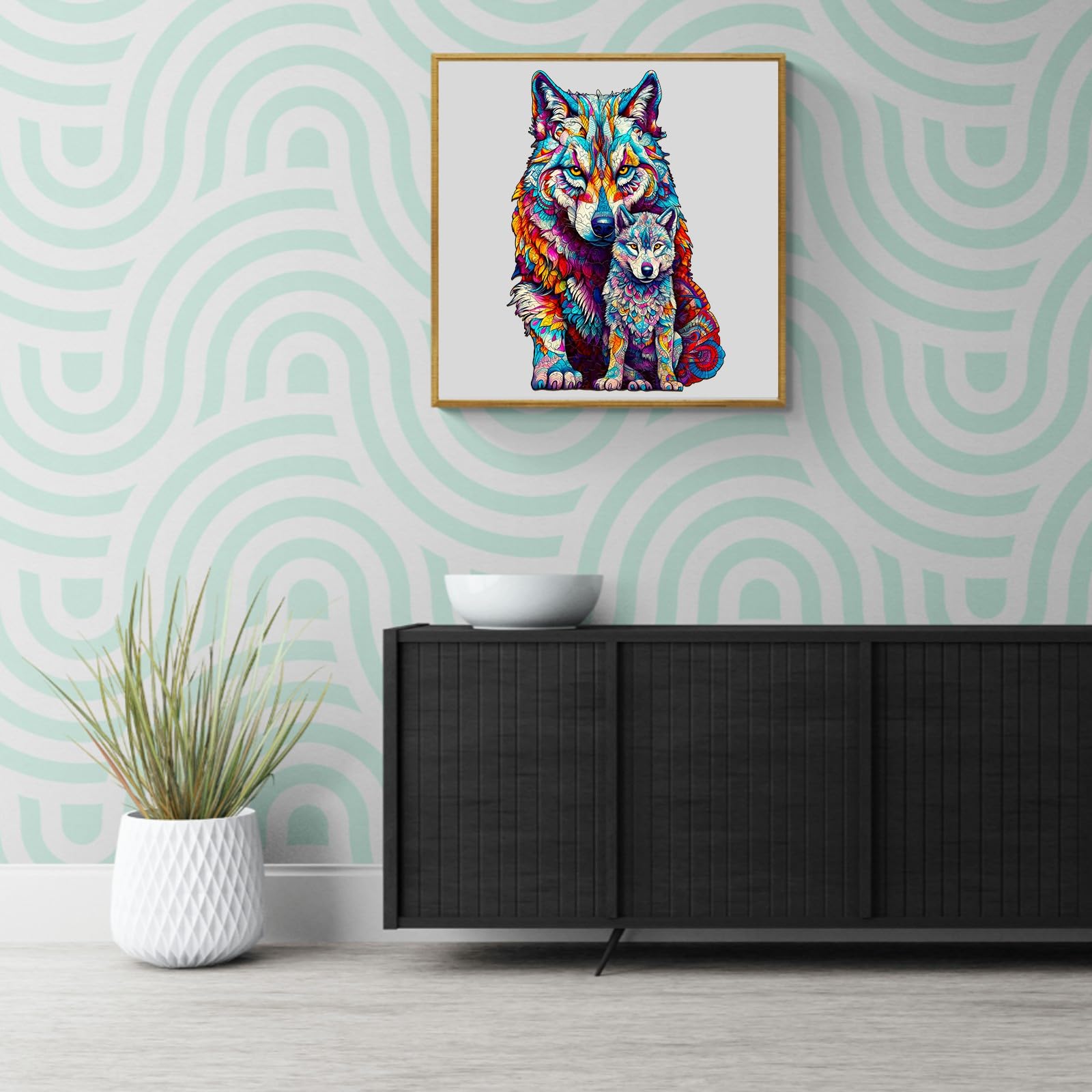 KAAYEE Holzpuzzle Erwachsene Maine Coon 300pcs, Katze Wooden Puzzle Unregelmäßige Tierform