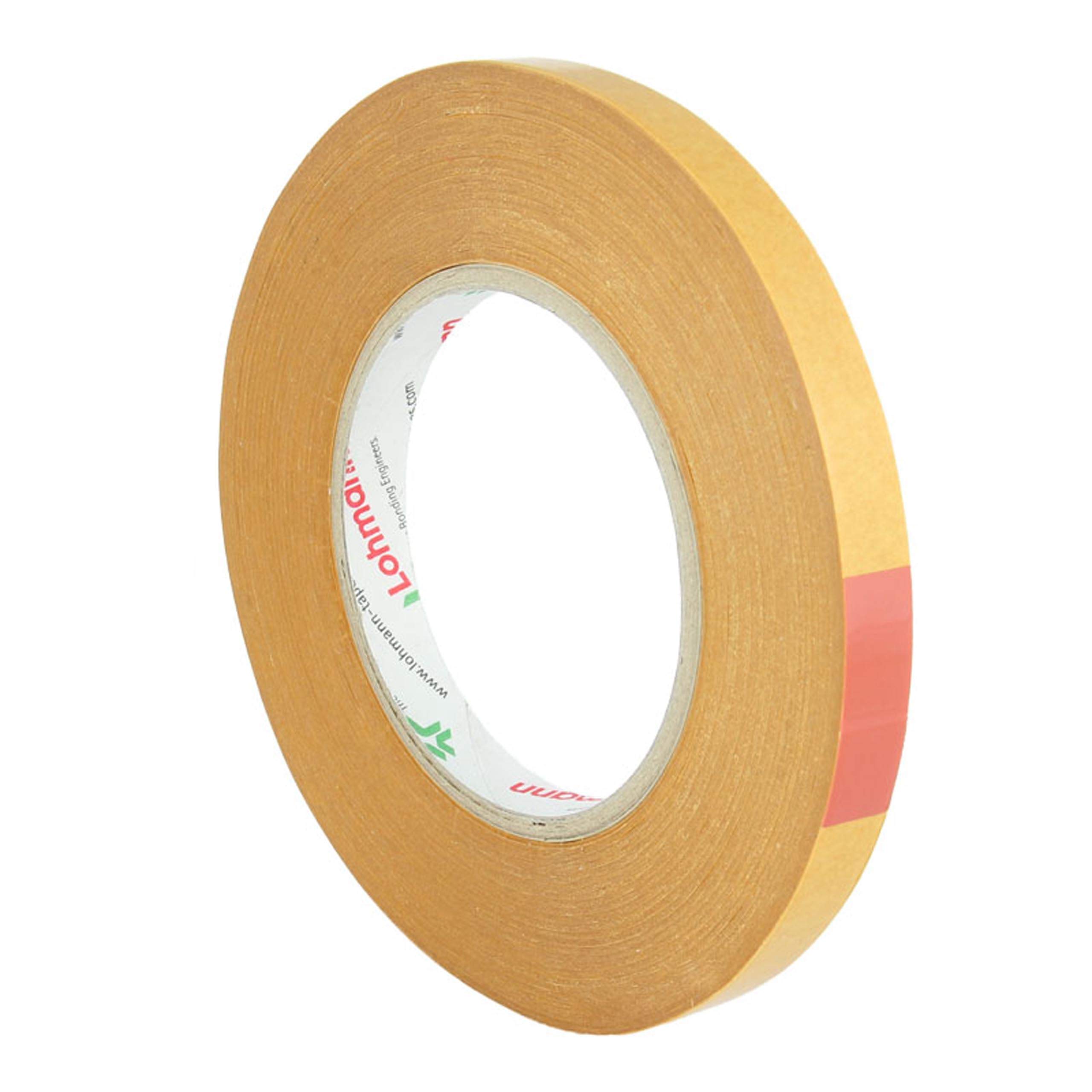 KLEBESHOP24 Duplocoll 370 Montageklebeband doppelseitig weiß, 25 mm x 50 m