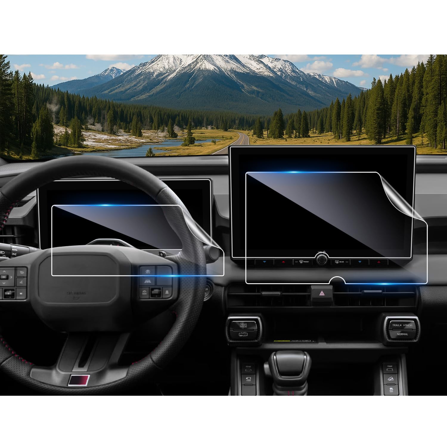 CDEFG 4Pcs 2026 RAV4 Screen Protector for 2026 Toyota RAV4 (XSE/Limited)