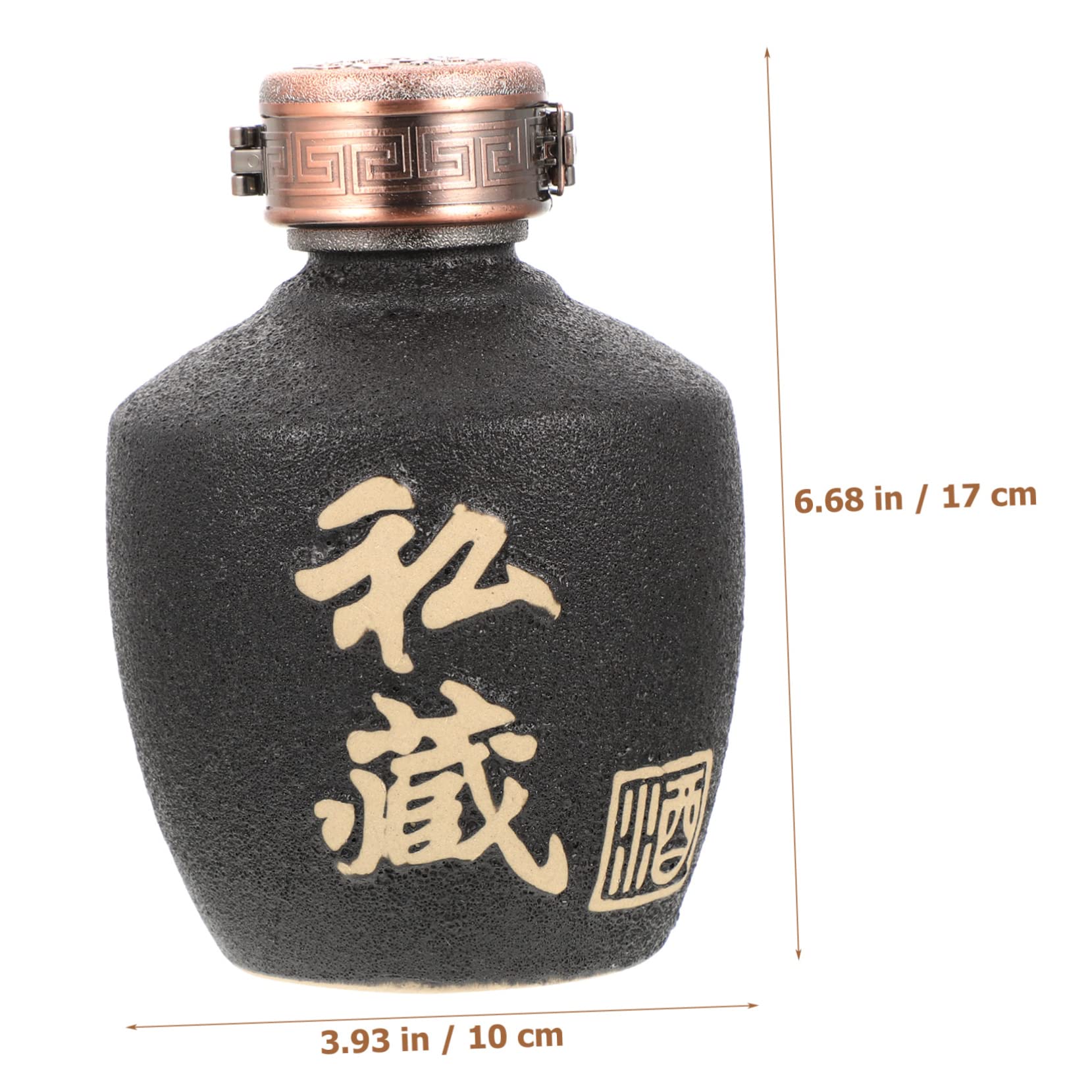 Amazon.co.jp: CLISPEED 土陶酒坛子 酒類用密封ボトル 陶器製 密封効果