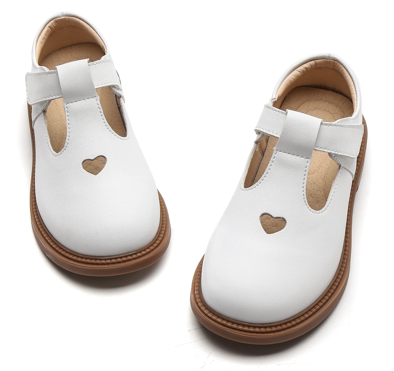 WUIWUIYU Filles Mary Janes Chaussure Enfant de Princesse Étudiants Fête 26-37EU