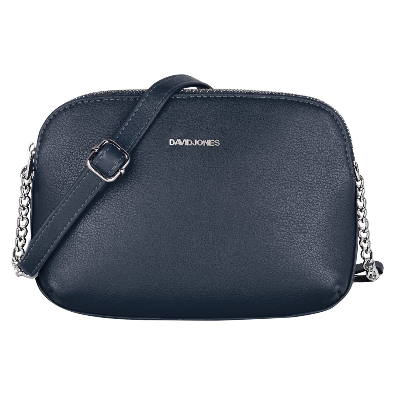 David Jones - Damska Torba na Ramię Wiele Kieszeni - Torebka Zamkiem błyskawicznym Skórzana PU - Mała Crossbody Messenger Bag - Torby Kopertówka - Modna Robocza Podróżna
