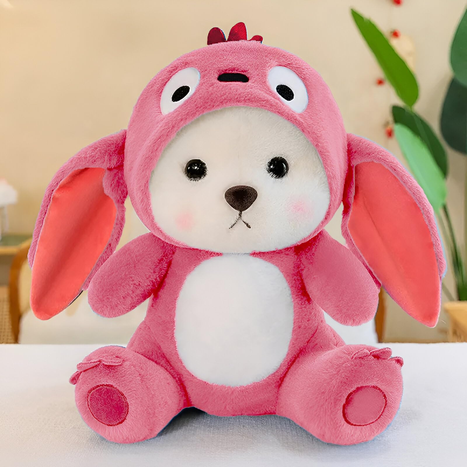 Bateu Cute Stuffed Animals Plush Toys | Soft Toys for Kids Girls Teddy Bears Plush Toys for Children and Adults (Light Pink, Large)
