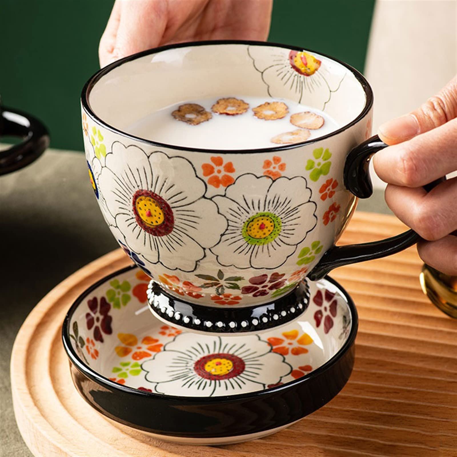 Tazas Taza de cerámica 510ML Taza de Bebida de Gran Capacidad Taza para el hogar Taza de café de Oficina Taza de café