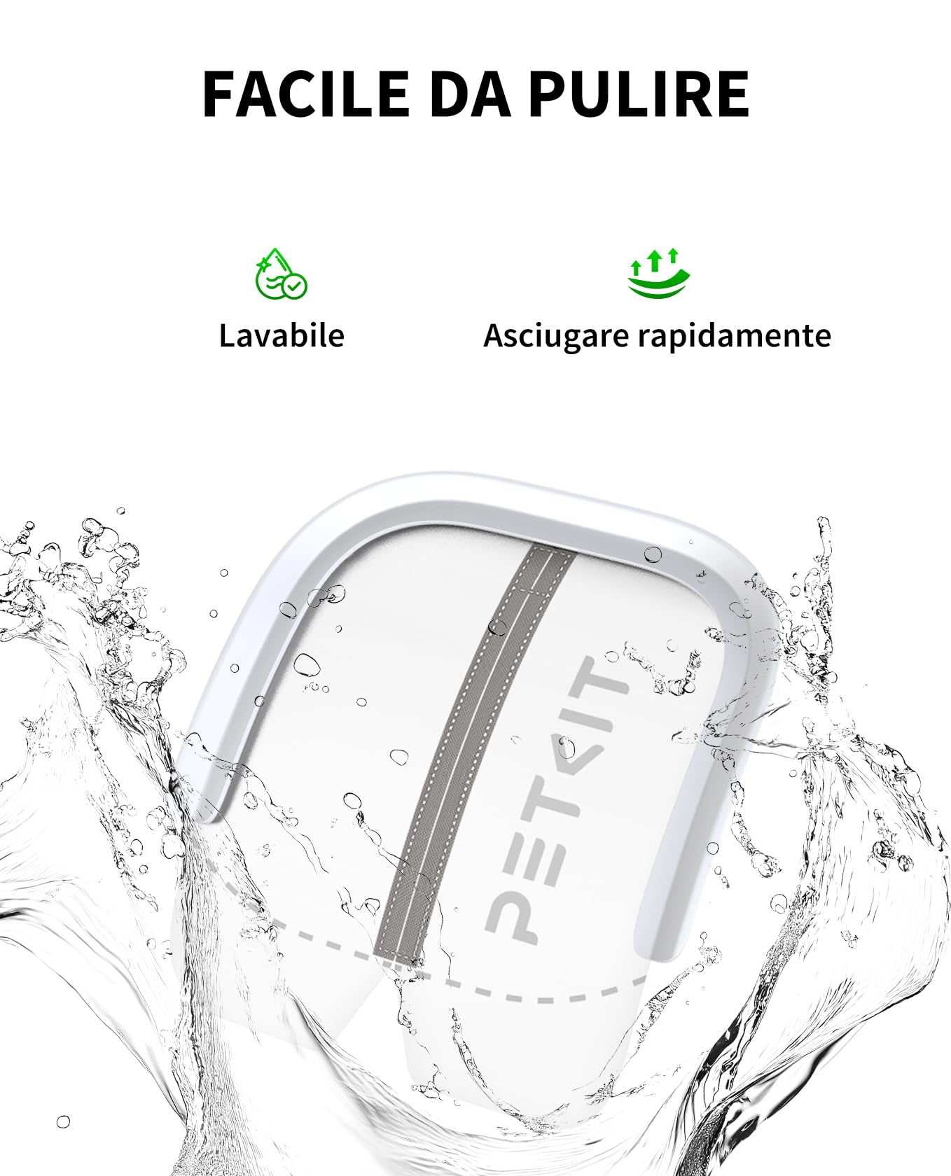 PETKIT Tenda Magnetica Antipolvere per Lettiera - Compatibile con Pura Max 2 e PUROBOT Max PRO, Barriera Anti Fuoriuscita Sabbia e Urina, TPU Trasparente Facile da Installare