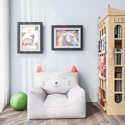 Miniatura 5 de CROSYMX Marcos de arte para niños intercambiables, marcos de arte para niños con apertura frontal con capacidad para 150 piezas de arte para niños,