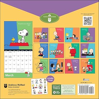 Peanuts 2026 Wall Calendar