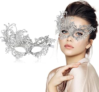 Masquerade Mask for Women Lace Masks Venetian Masquerade Party Costume Party Halloween Carnival Fit for Adults, Soft