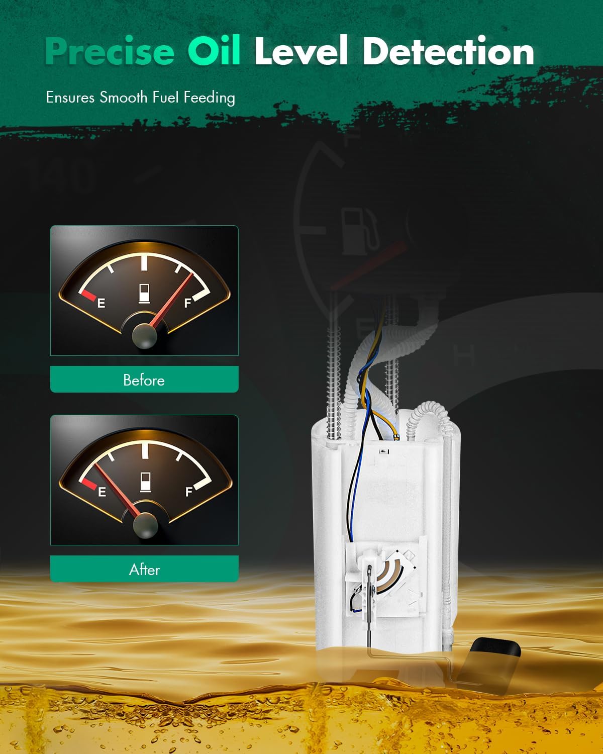 SCITOO Fuel Pump Electrical Assembly High Performance fit 2000-2005 for Chevy Cavalier 2.2L