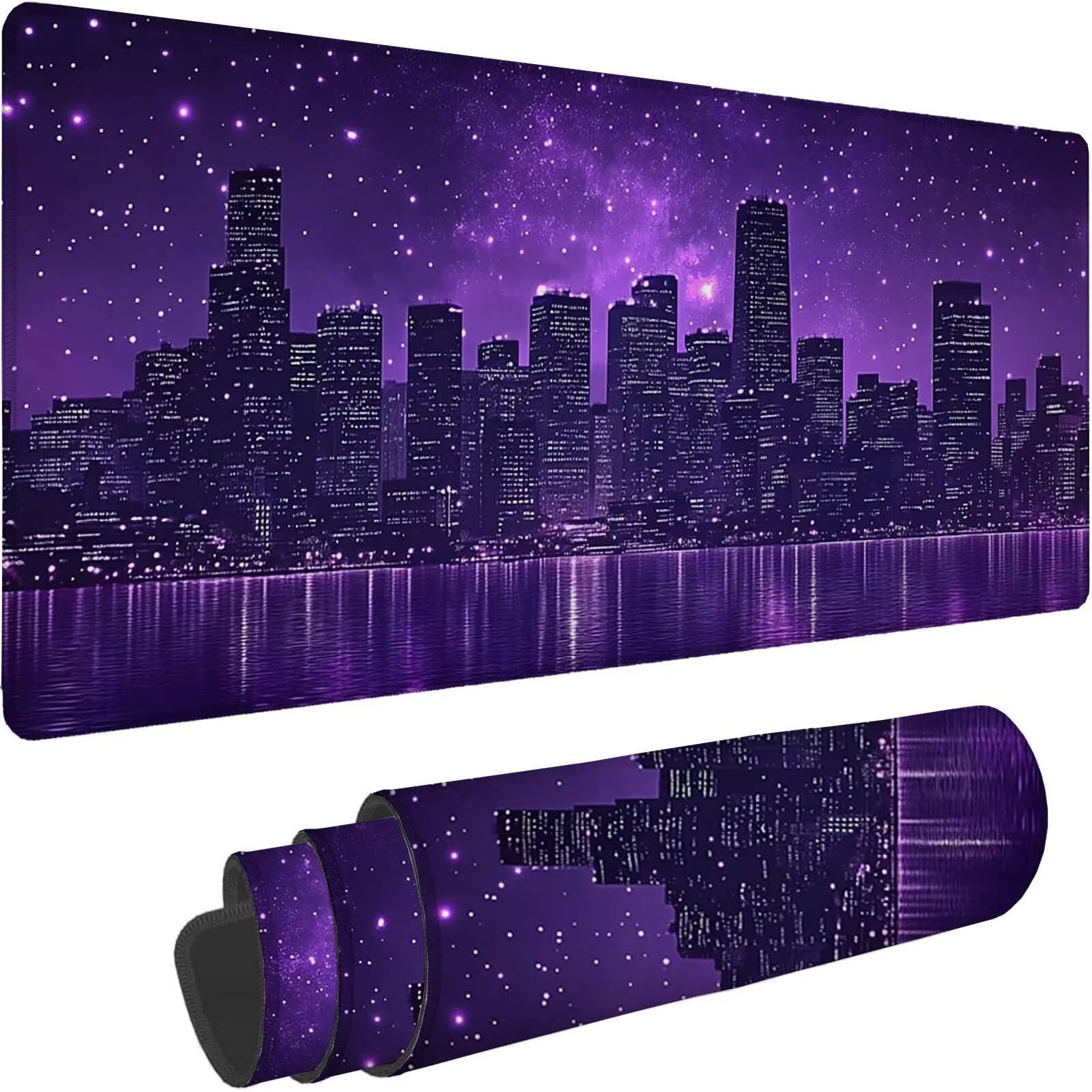Tappetino Mouse 900x450mm | Superficie Ultra-Liscia | Viola 0-z698