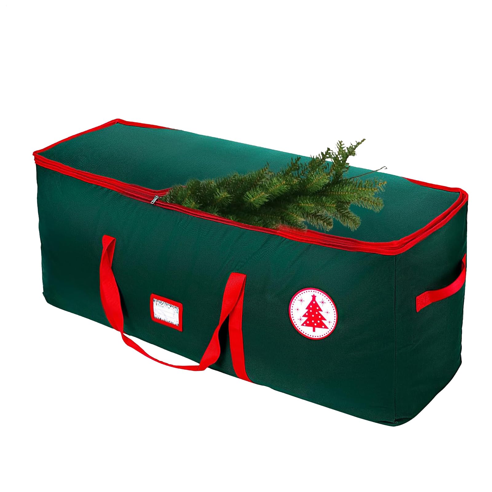 porta albero di Natale 600D Oxford Maniglie E Cerniera Per Alberi | Copertura Impermeabile Abete Natalizio contenitore con maniglie e cerniera per garage