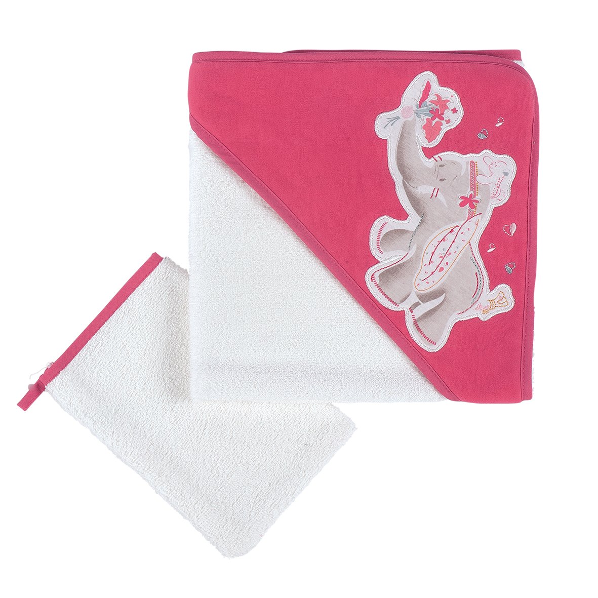 Noukie's Anna & Pili ma première couverture éléphant rose