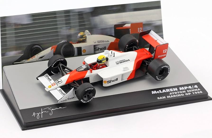 Amazon.com: ZCYQIO Metal Toy Vehicle 1:43 for Senna McLaren MP4/4