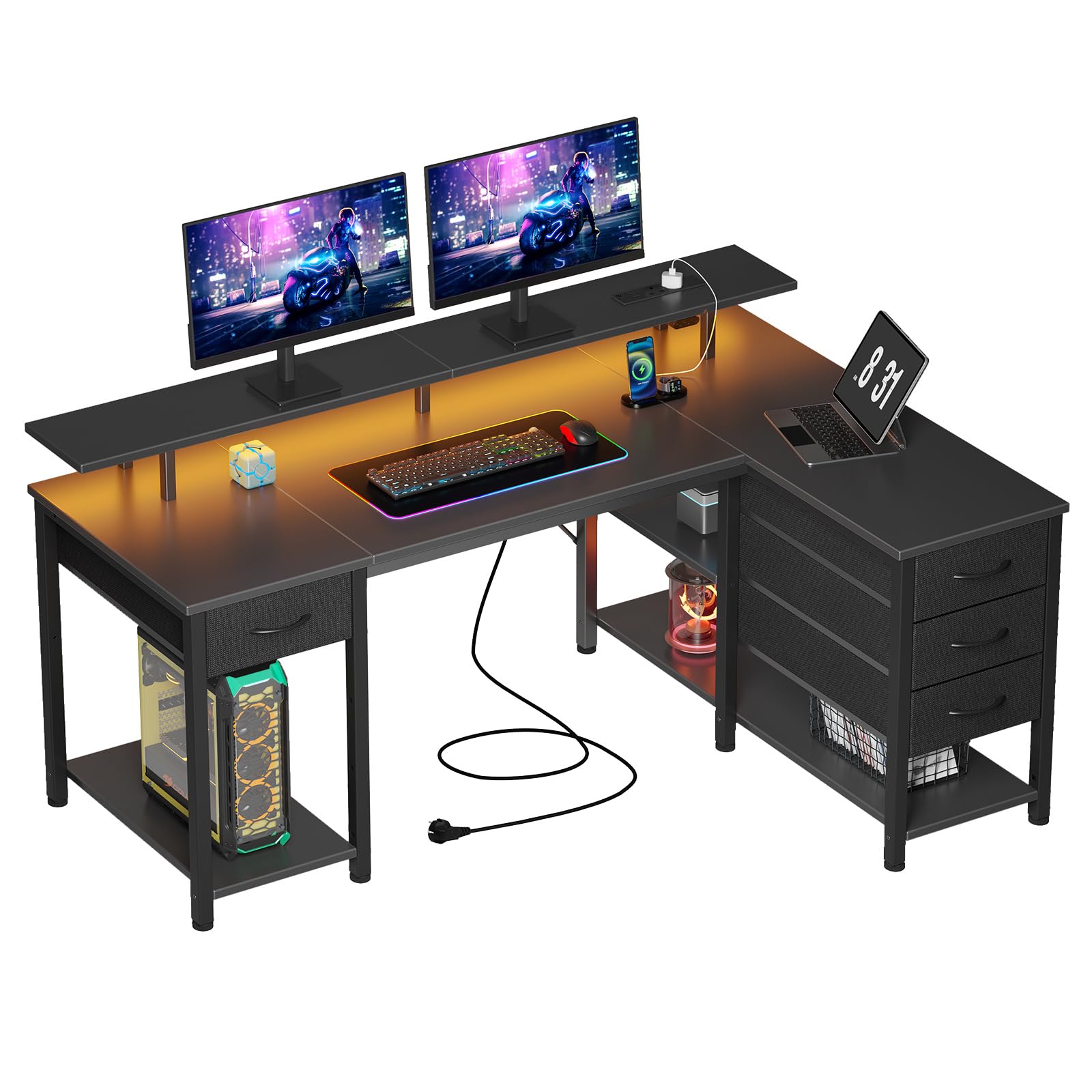 Seventable 140cm L Shaped Gaming Desk Review – Worth the Premium Price?