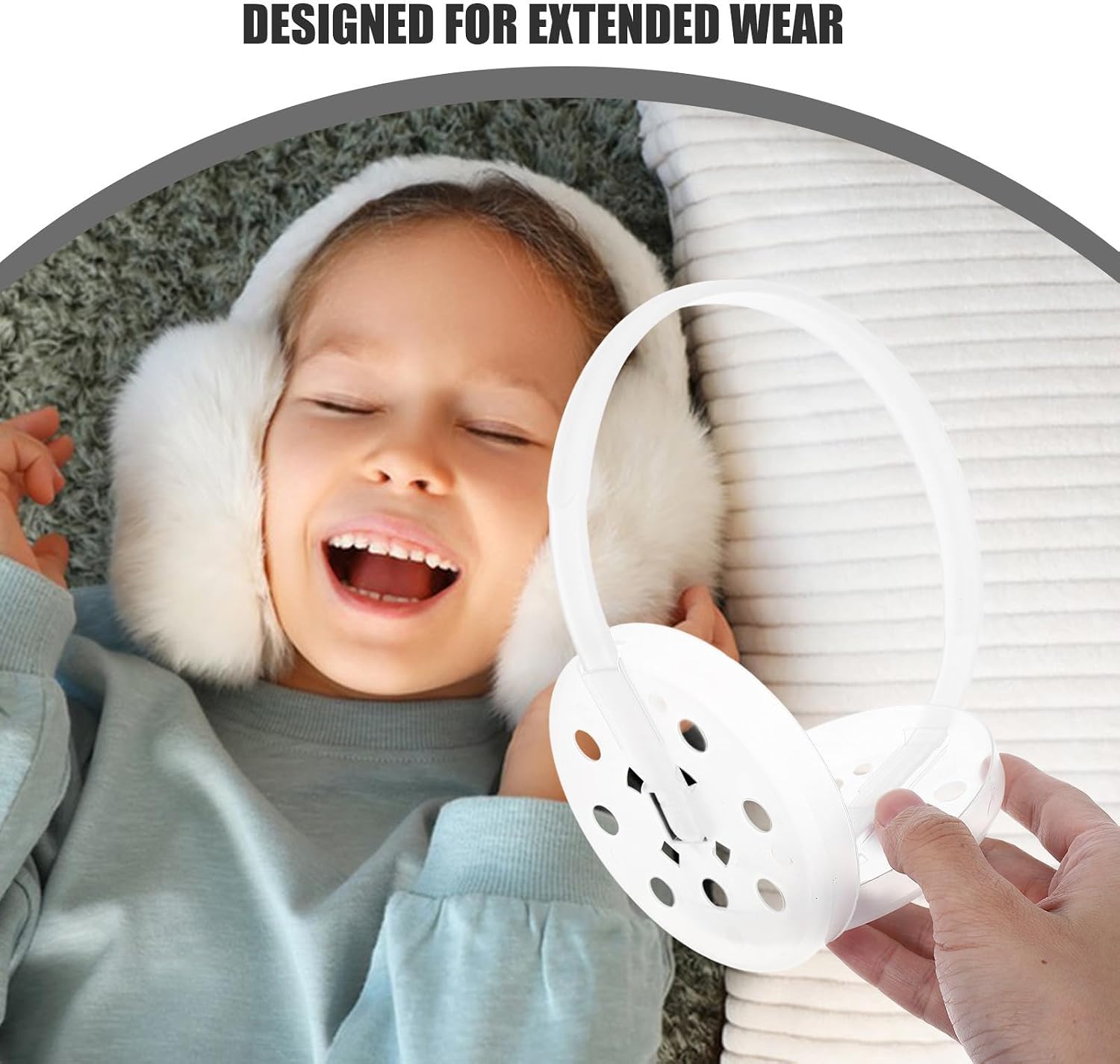 GANAZONO Xmas Warm Earmuff Inner Rack 10pcs Plastic Frame Shelf