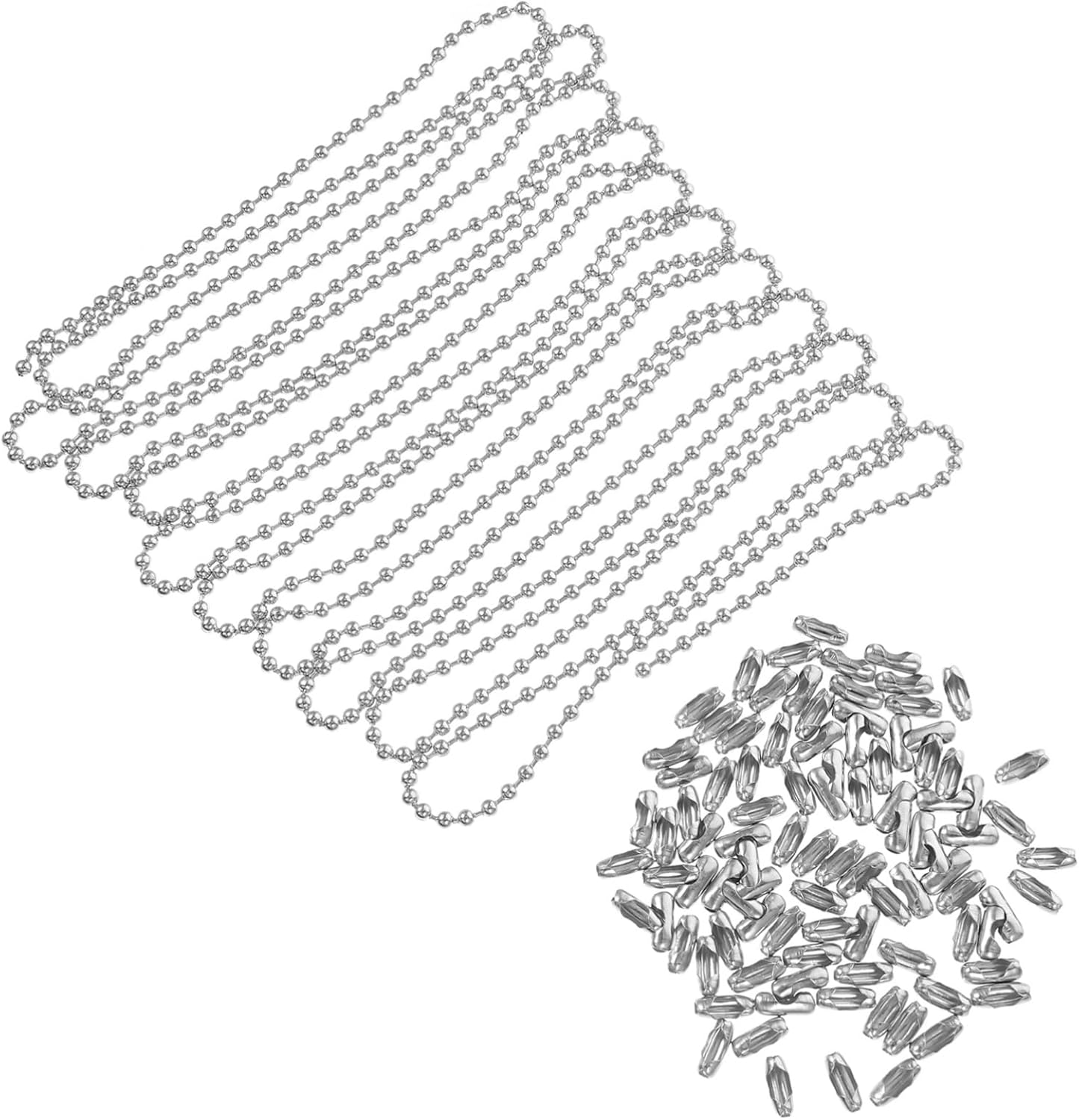 1 Set Stainless Steel Bead Chain Pull Chain Extension Fan Chain