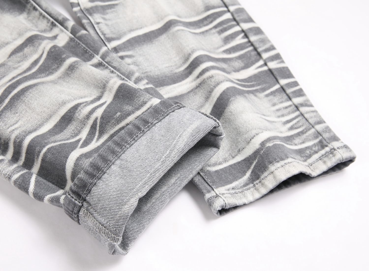 Boy's Ripped Jeans Stacked Destroyed Distressed Skinny Fit Fashion Comfy Denim Jeans Pants - Image 7