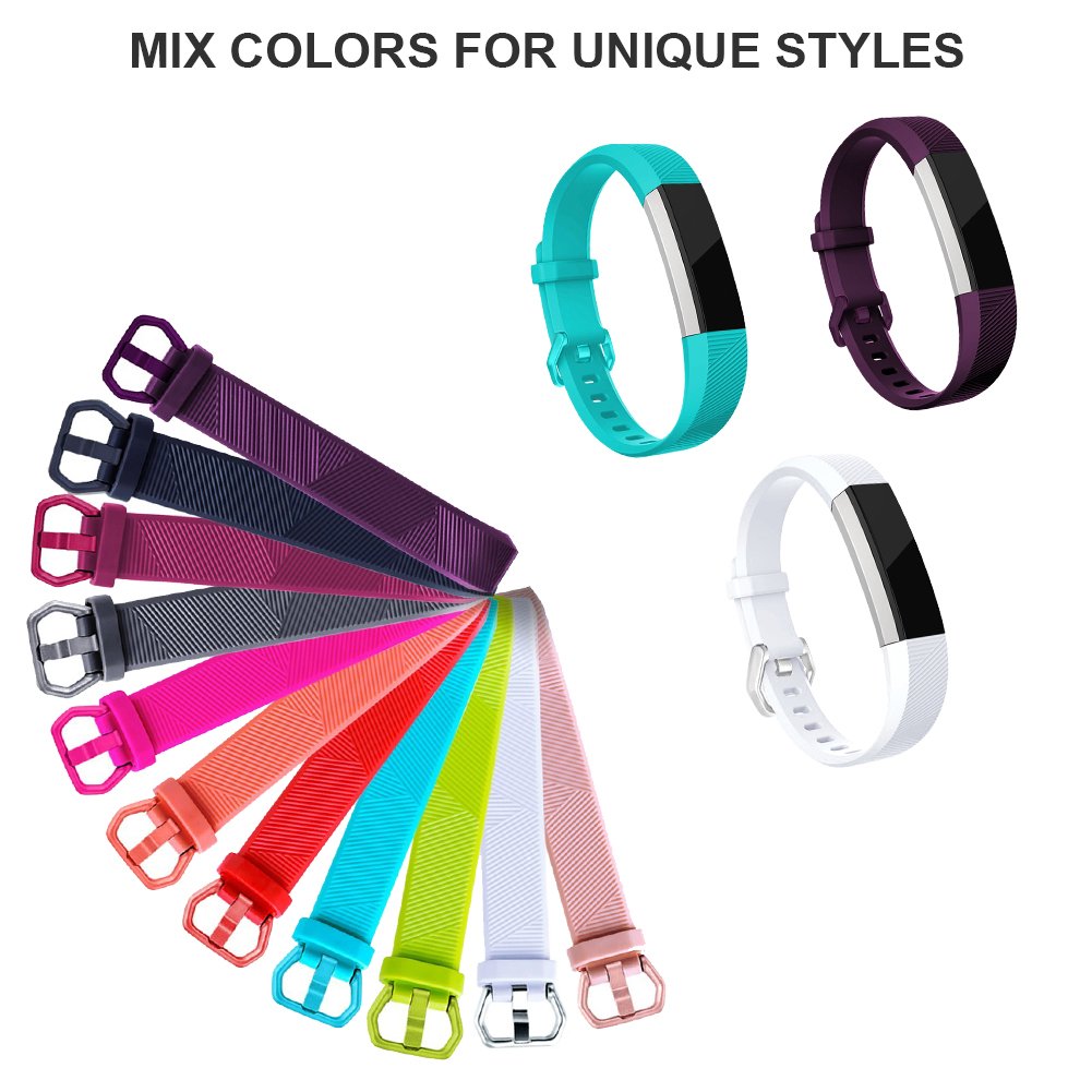 FunBand Correa para Fitbit Alta HR y Fitbit Alta, Edición Especial Soft Silicona Deportes Recambio de Pulseras Ajustable Reemplazo Accesorios para Reloj Fitbit Alta HR y Fitbit Alta — view 6