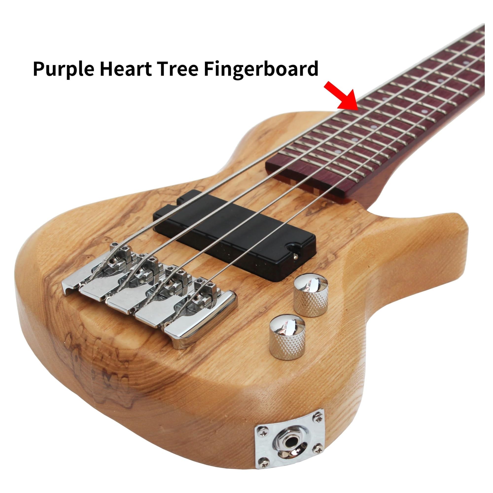Mini 4 Strunowy Elektroakustyczny Bas Ukulele W Zestawie Z Torbą Koncertową Ukulele Dla Dorosłych