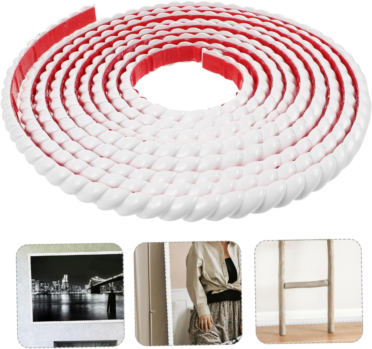 Angoily Peel and Stick Decorative Trim Molding for Home Self Adhesive Edging for Mirror Frames Wall Borders and Projects