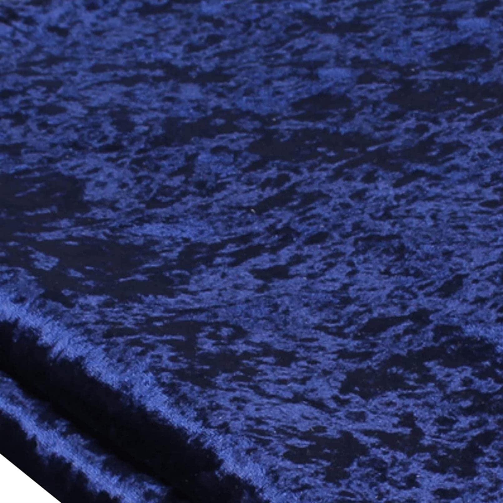 Tissu velours bleu royal au mètre de 150cm de large pour canapé et rideau salon