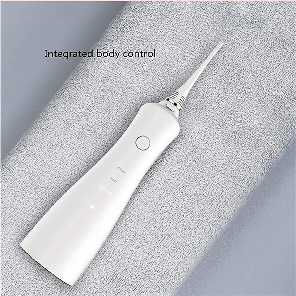 GeRRiT Irrigatore odontoiatrico Professionale a Filo del flosser Impermeabile - Irrigatore Orale Impermeabile Portatile e Ricaricabile Impermeabile 3 modalità flossing for casa e Viaggi