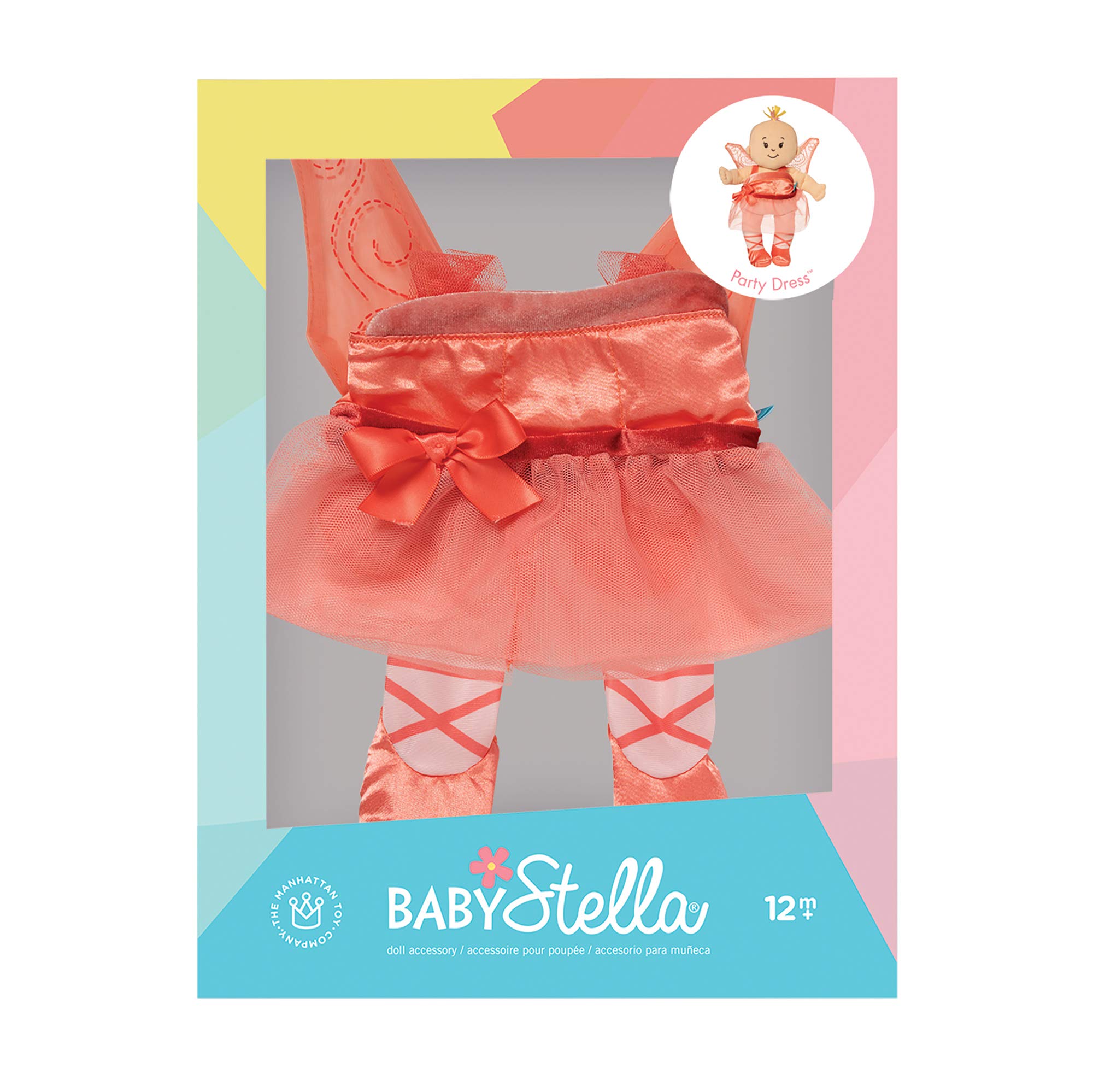 Manhattan Toy Baby Stella Twinkle Toes Ballett-Outfit – Tutu Mit Flügeln & Strumpfhosen Für 38,1 Cm Puppen