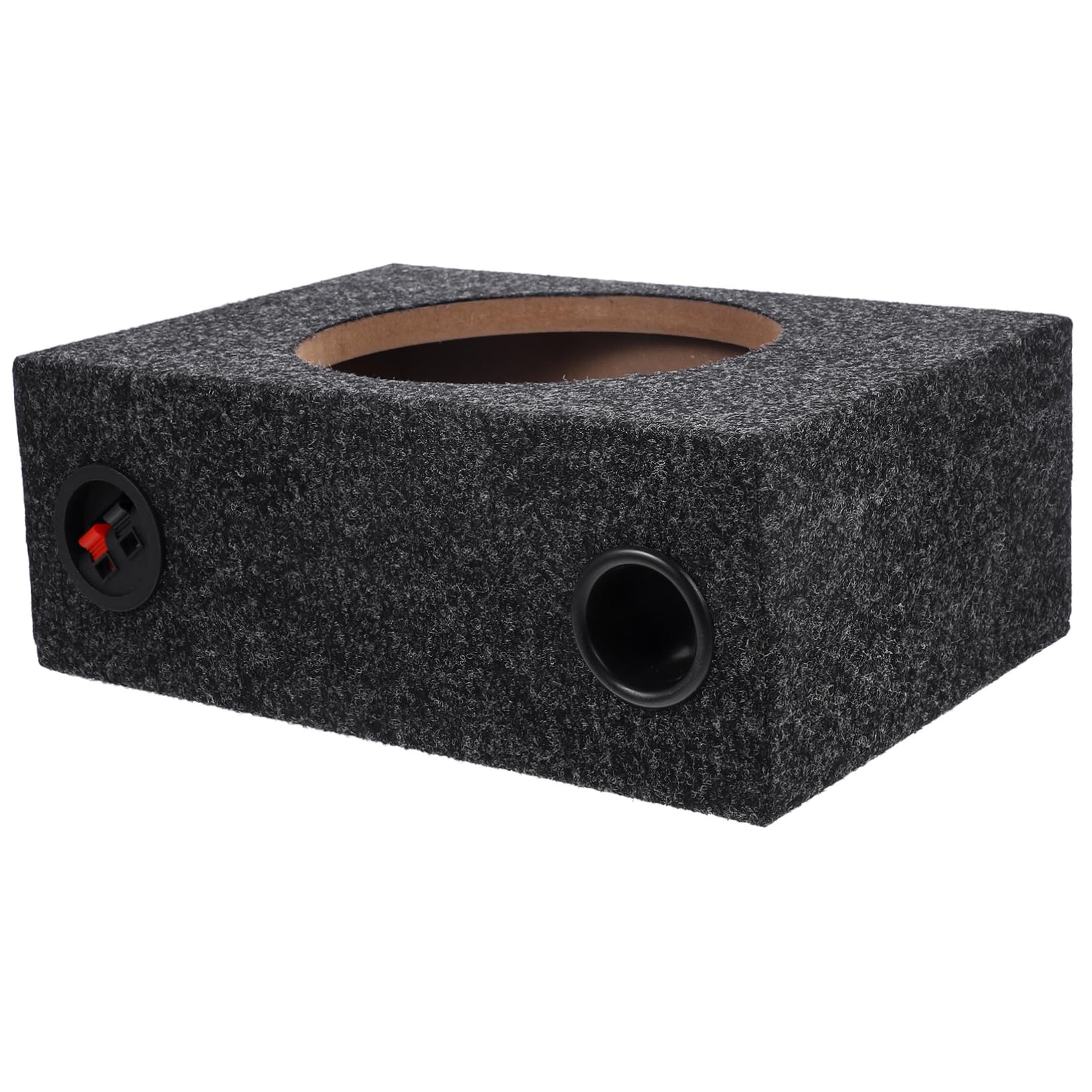 Valiclud Scatola Subwoofer Sigillata Da 8 Pollici Per Auto Con Rivestimento in Moquette Box Per Subwoofer Facile Da Installare Per Appassionati Di Audio Auto Fai Da Te