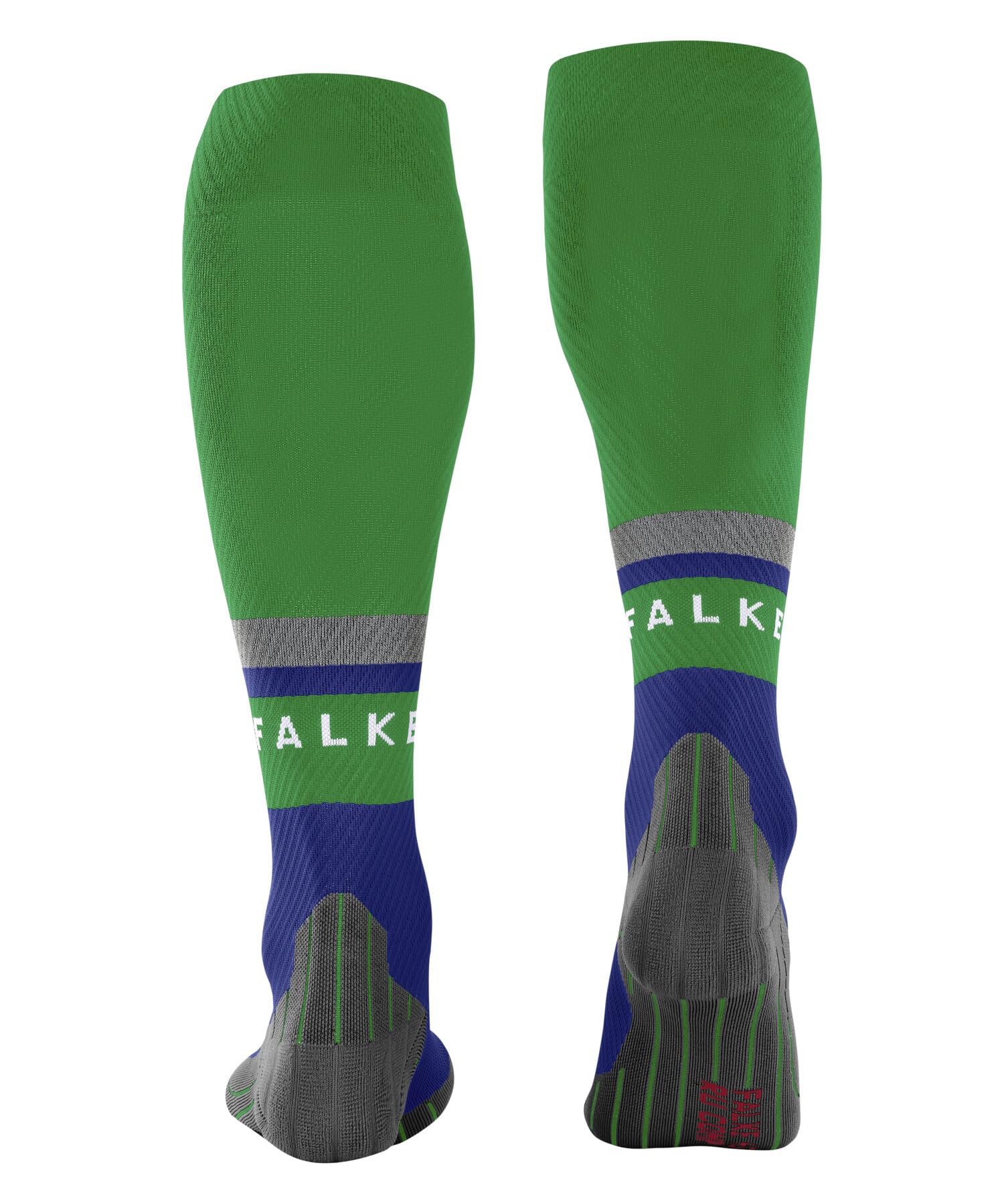 FALKE RU Compression Energy M Kh filo funzionale con compressione 1 paio, Calzini da corsa Uomo, Blu Yve 6714 Stripe, 39-42