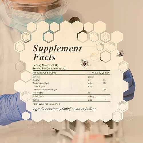 Miniatura 7 de Shilajit puro del Himalaya  Palitos de miel Shilajit  Más de 85 minerales traza, aumenta la energía, mejora la inmunidad, shilajit para hombres, 30