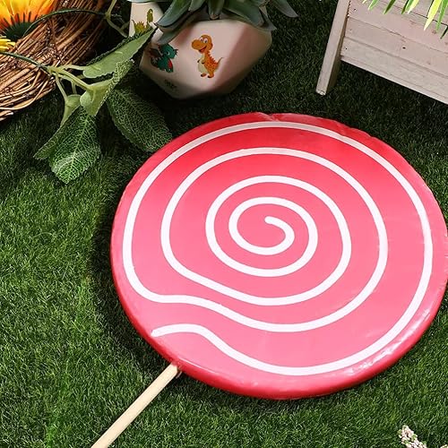 Miniatura 2 de Accesorio de fotografía, 2 piezas de accesorios de piruleta grandes, adornos de dulces falsos, accesorios de fotos de comida, decoración de