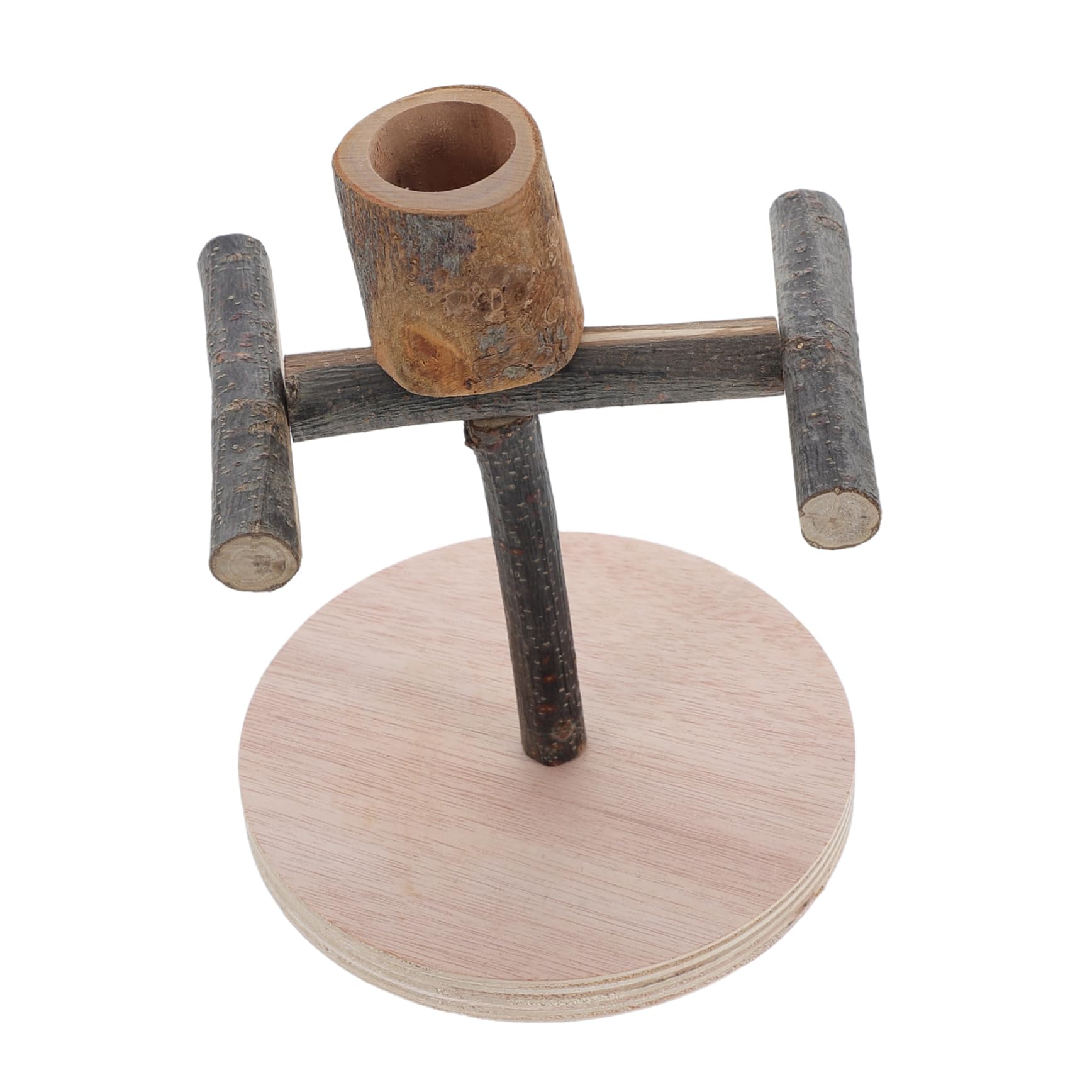 CIYODO Parrot Rack with Mini Playground Parrot Toys for Large Birds Bird Play Stands and Feeding Cup