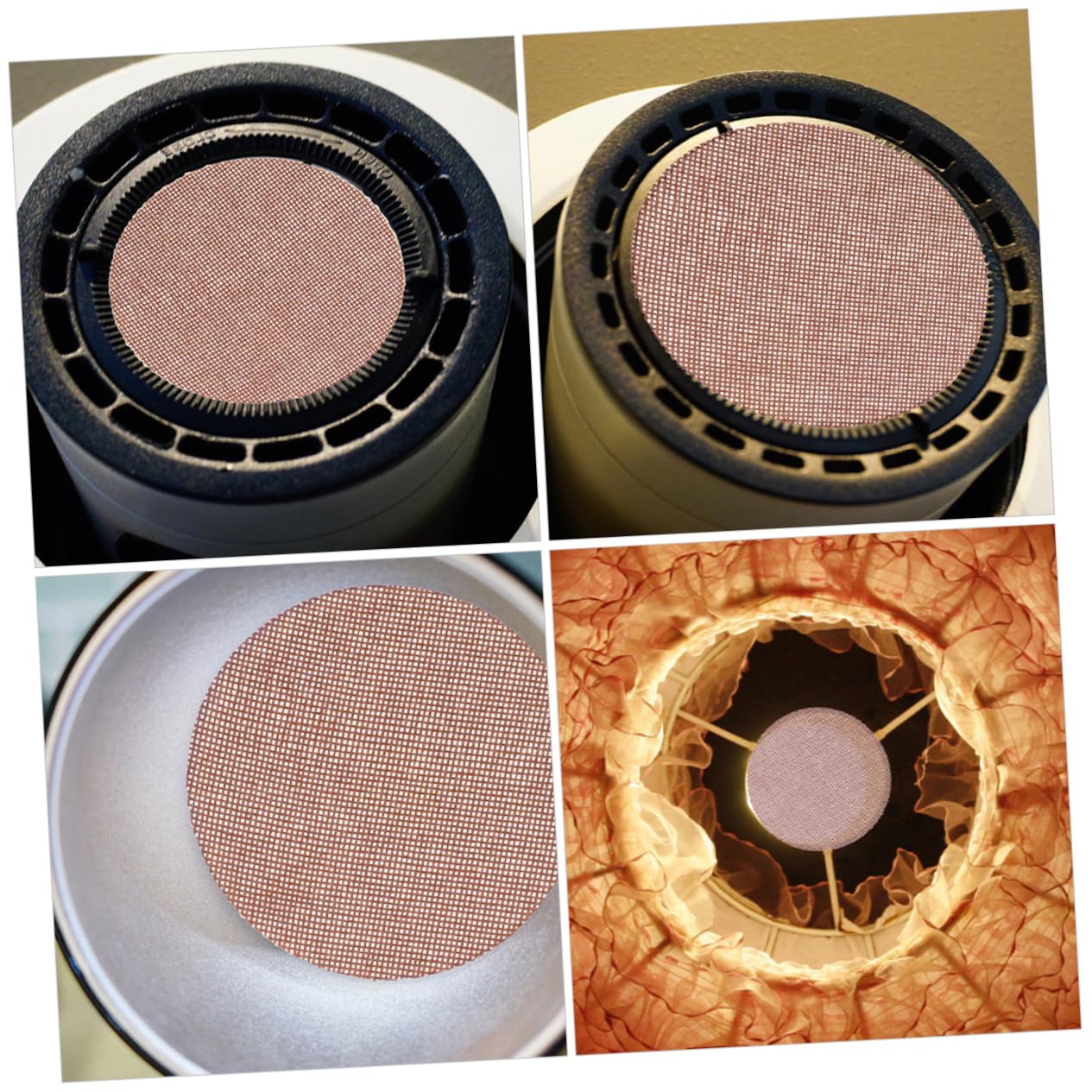 IWOWHERO 2pcs Baby Eye Protection Ceiling Lampshade Diffusers Fabric Lampshade Soft Lighting for Nursery