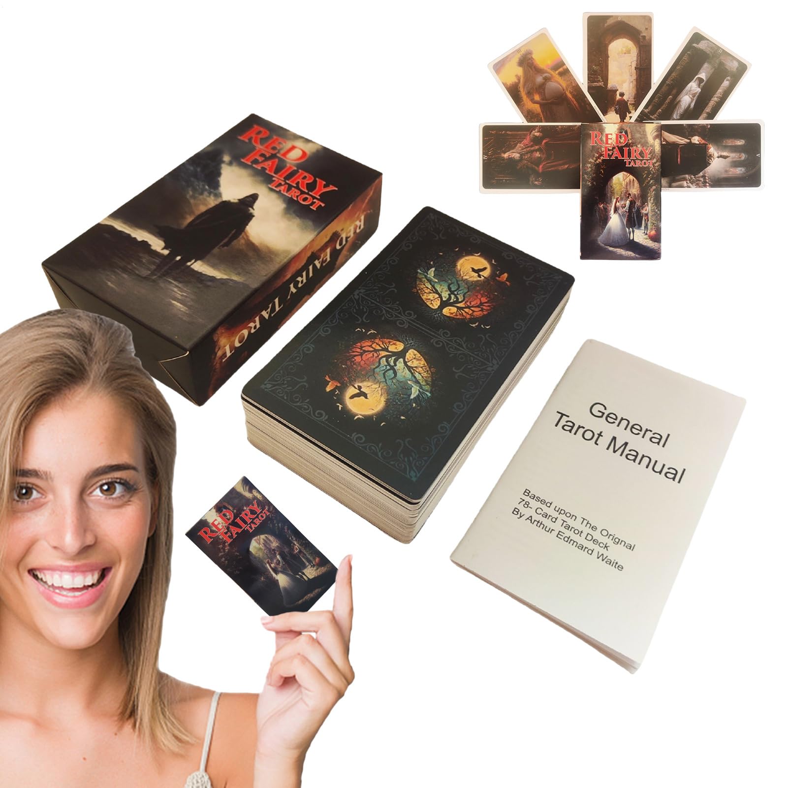 Generisch Carte dei tarocchi della divinazione, per Feste, Giochi di riunione, Regali di